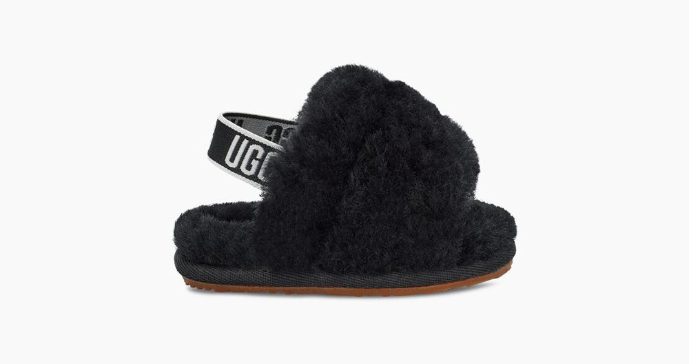 Ugg Slides Canada - Ugg Kids' Fluff Yeah Black